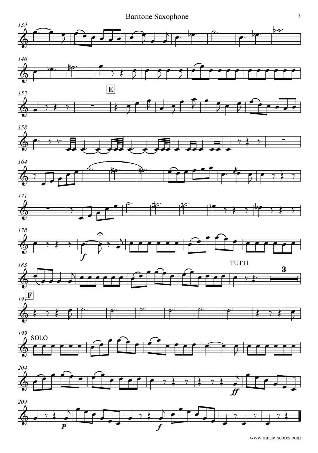 Mozart：Concerto KV495 No.4-3st Rondo 回旋曲（上低音萨克斯）