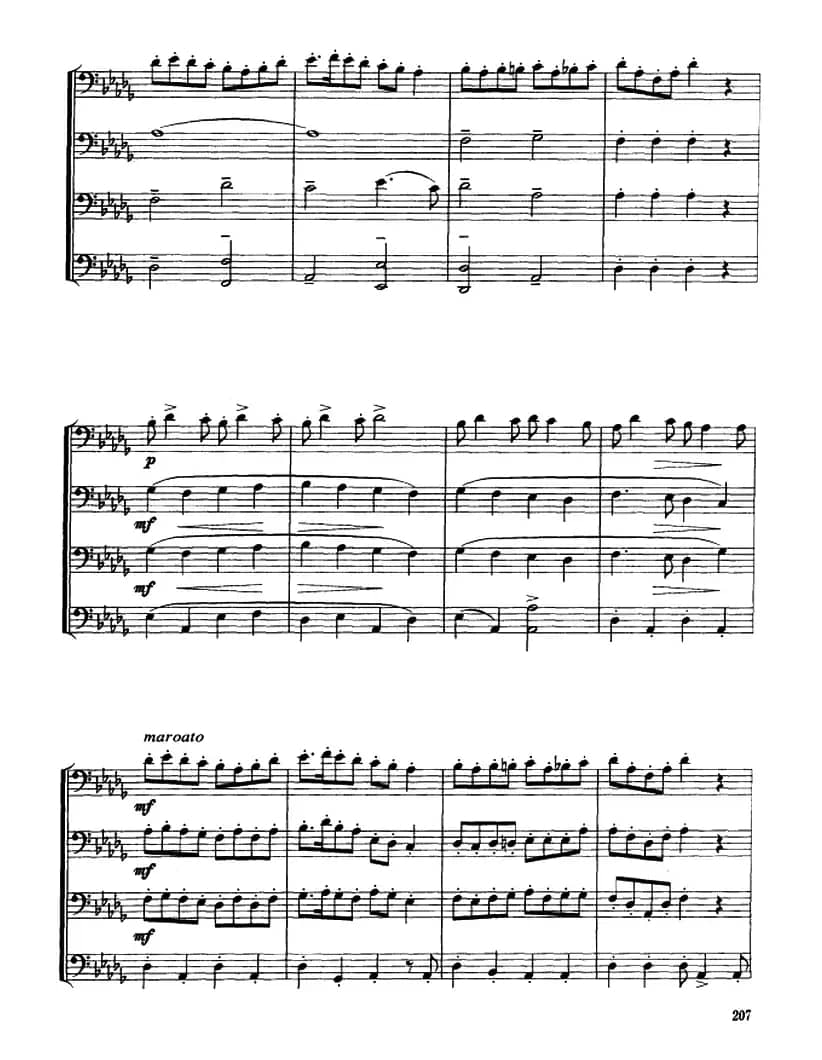 为长号重奏改编（长号四重奏）