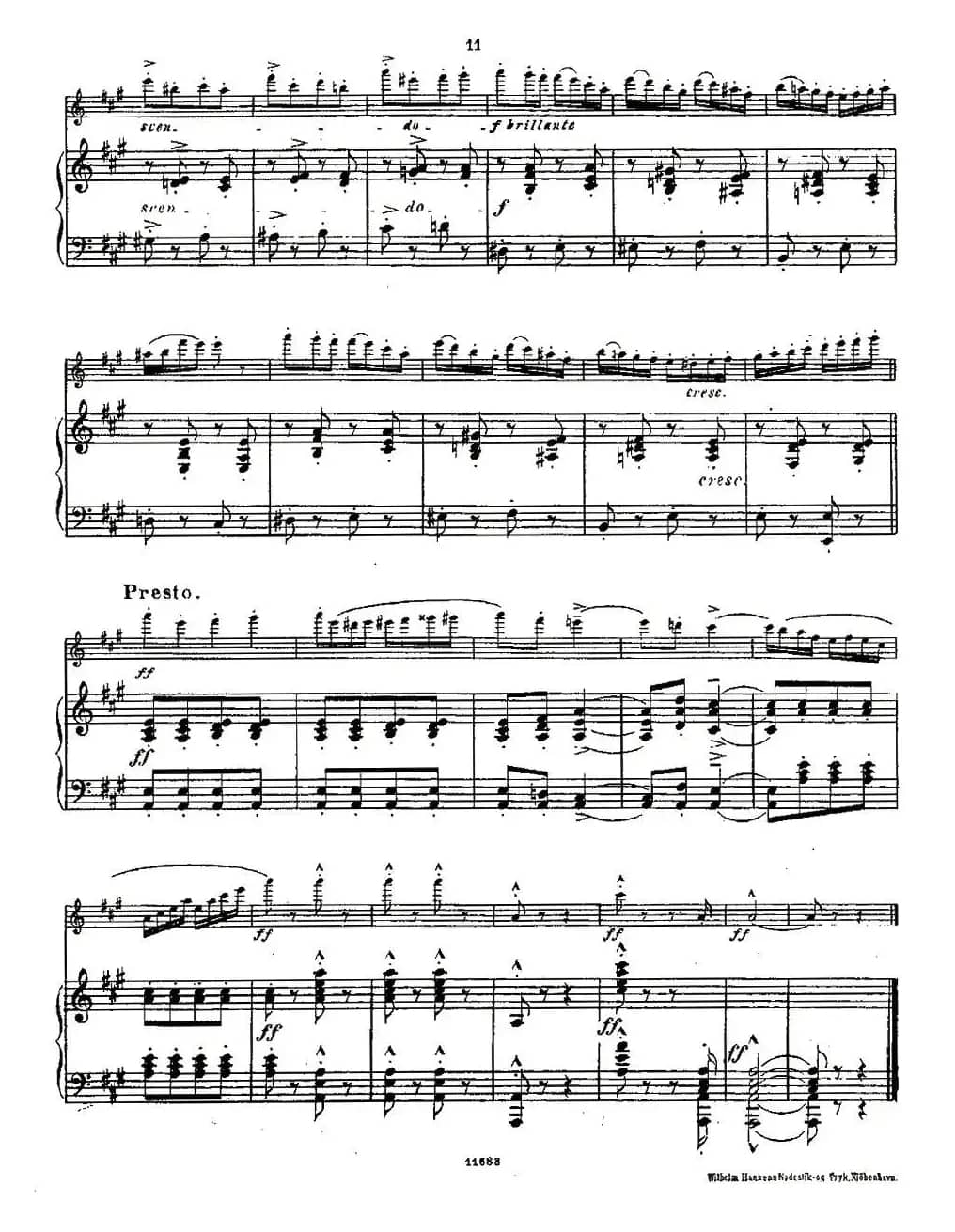 Fantaisies nationales. Op. 59, 6. （长笛+钢琴伴奏）