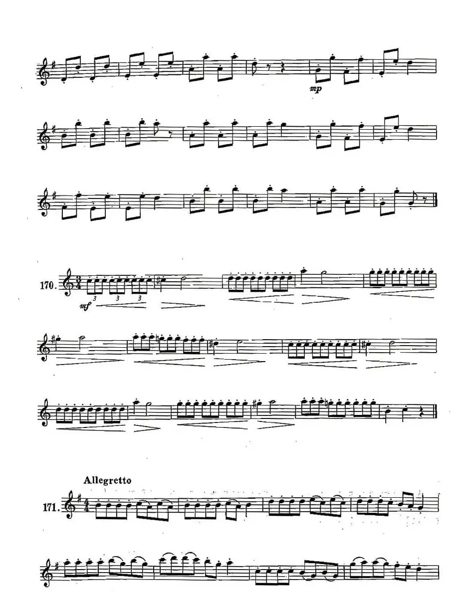 练习曲合集：28、断音练习