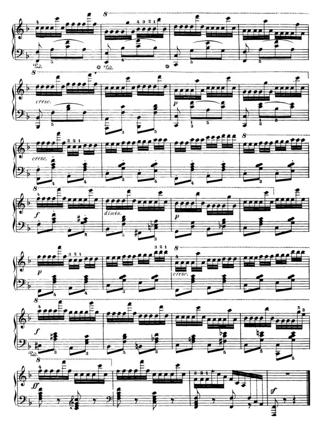 50首车尔尼Op.740钢琴手指灵巧技术练习曲（NO.35）