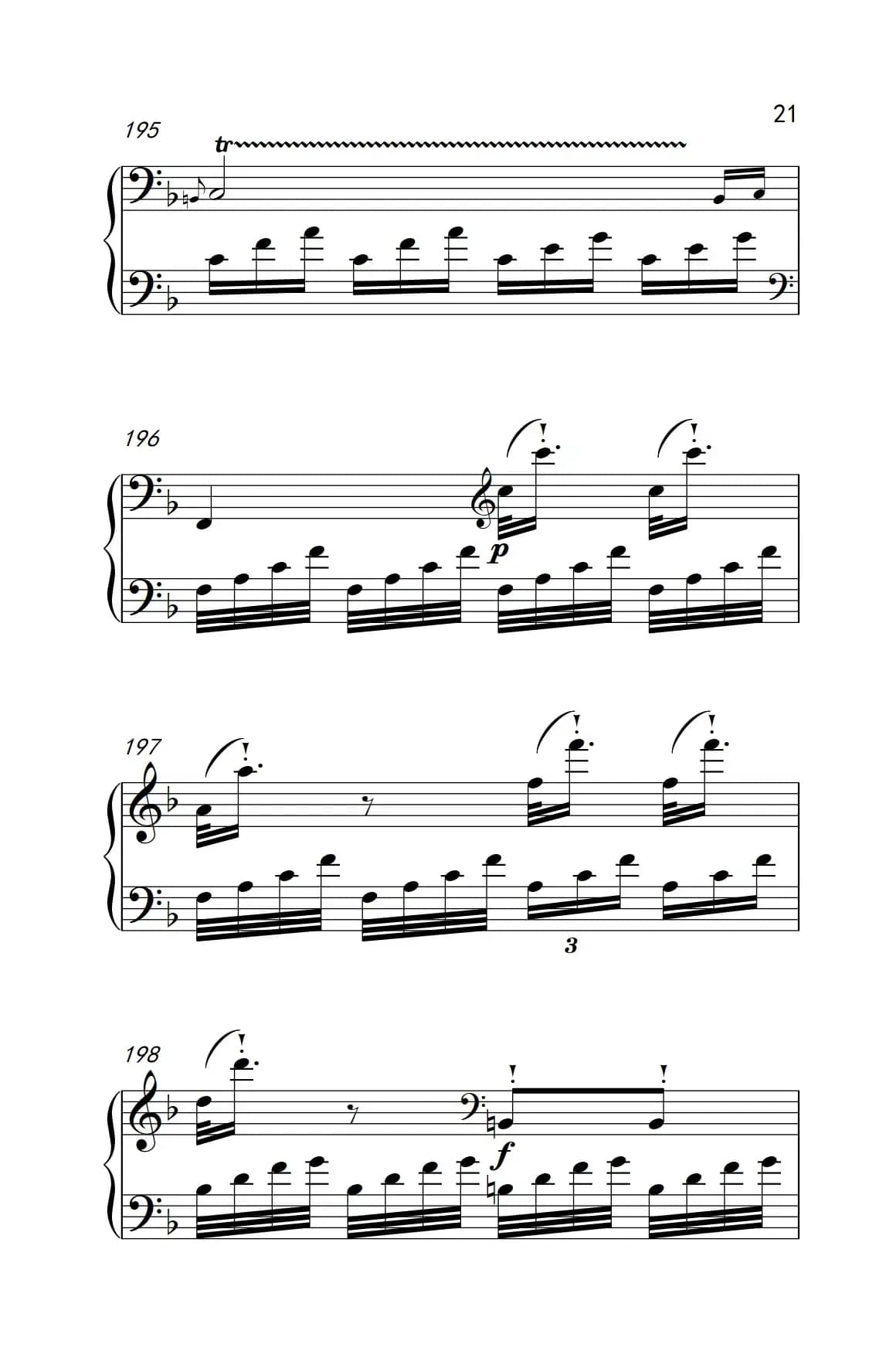 奏鸣曲 Opus 10 Nr.2 第一乐章（贝多芬奏鸣曲集 2）