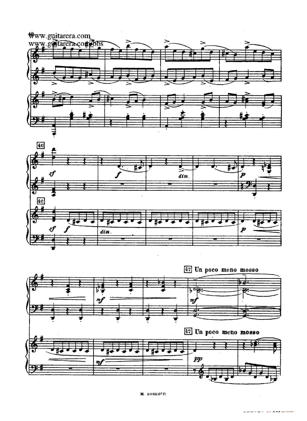 第二双钢琴组曲 Suite for Two Pianos No.2 Op.17（2. 圆舞曲 Valse）