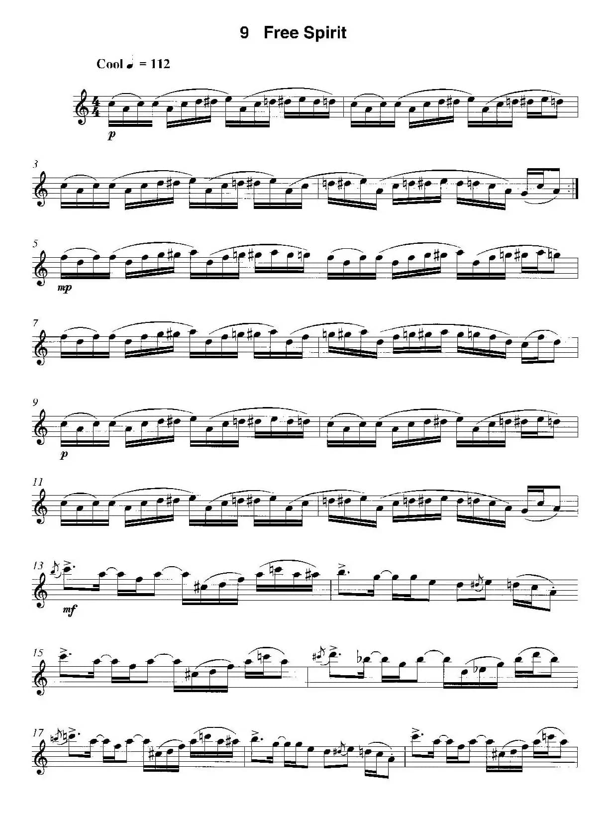 Free Spirit（12首现代风格练习曲之9）