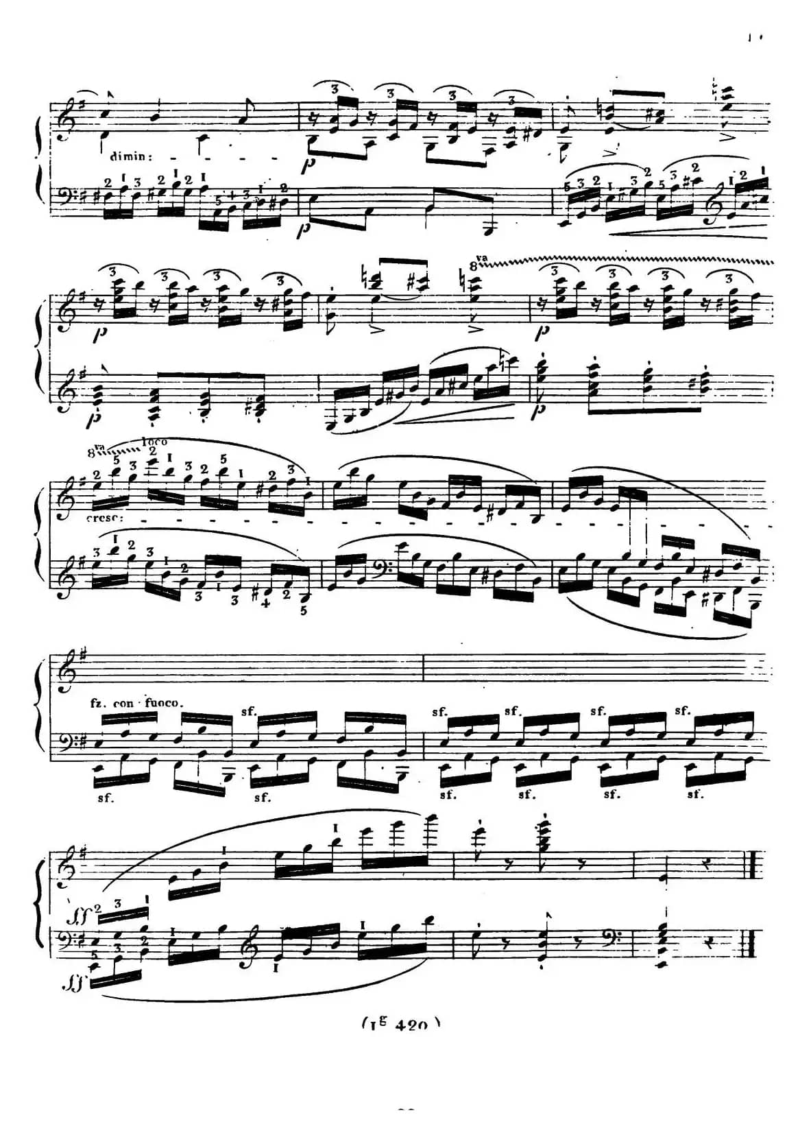 24 Exercices et Preludes Op.21（24首前奏练习曲·10）