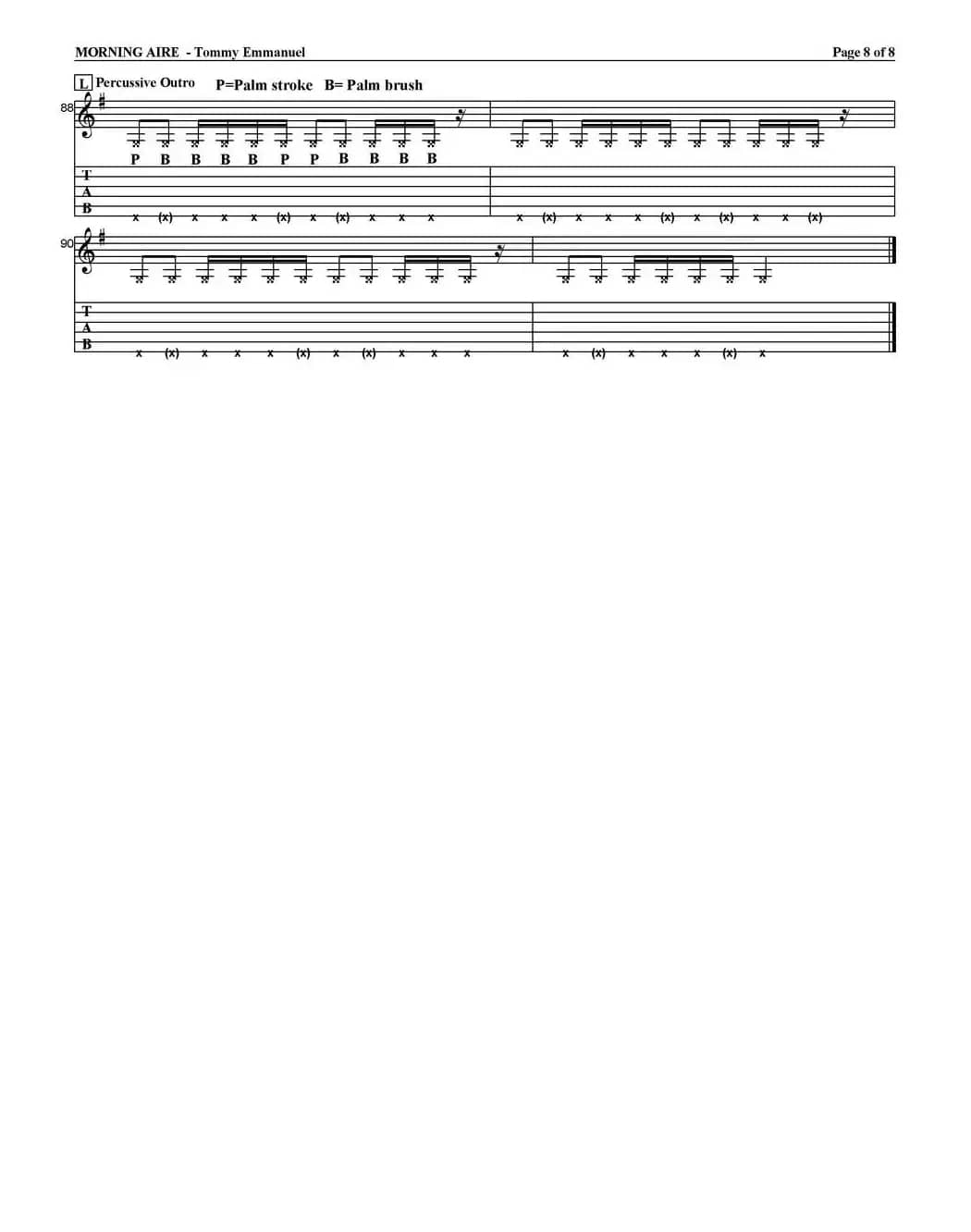 tommy emmanuel：morning aire（指弹吉他）