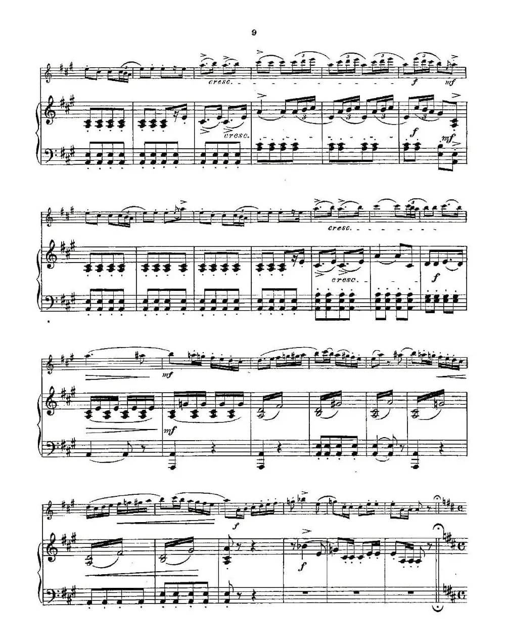 Opern-Transcriptionen.Op.45-3（长笛+钢琴伴奏）