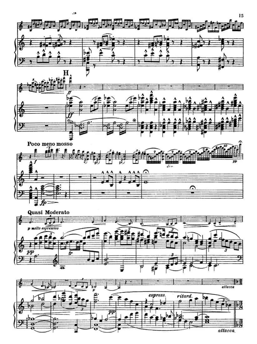 德沃夏克作品53号A小调协奏曲 （小提琴和钢琴）