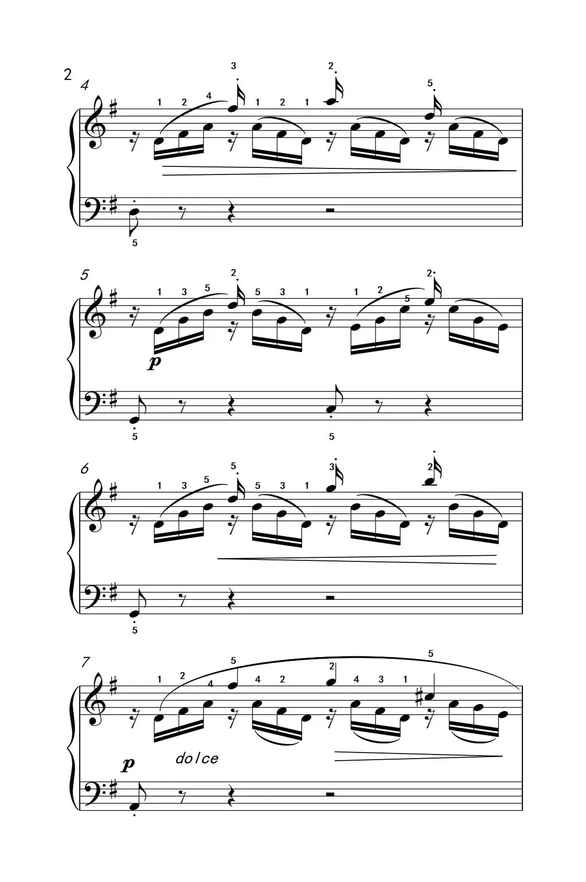 燕子（老年大学 钢琴教程 3）