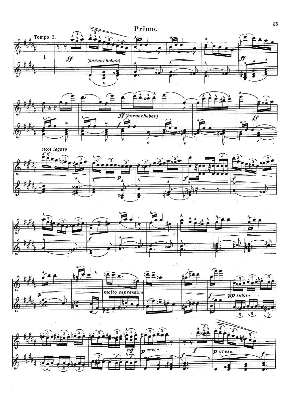 c小调第二交响曲“复活”（Ⅱ）（改编四手联弹版）