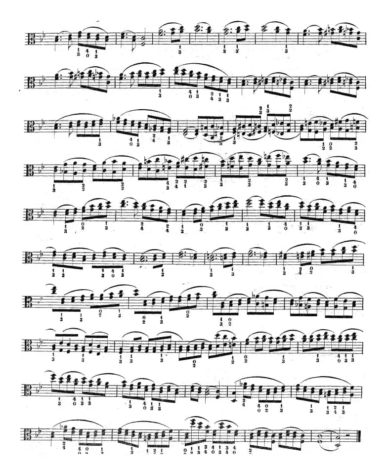 克莱采尔《中提琴练习曲40首》（ETUDE 30-32）