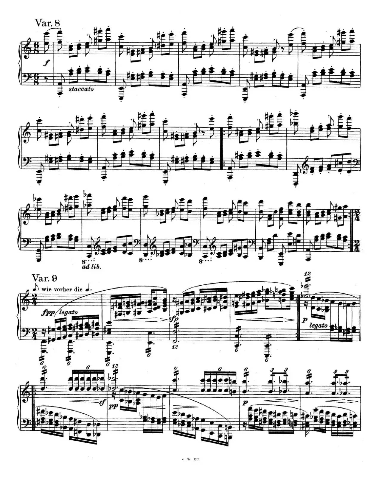 帕格尼尼主题变奏曲（Op.35 Livre1）