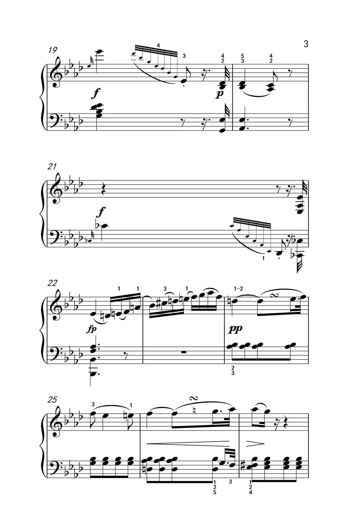 奏鸣曲 Opus 10 Nr.1 第二乐章（贝多芬奏鸣曲集 2）