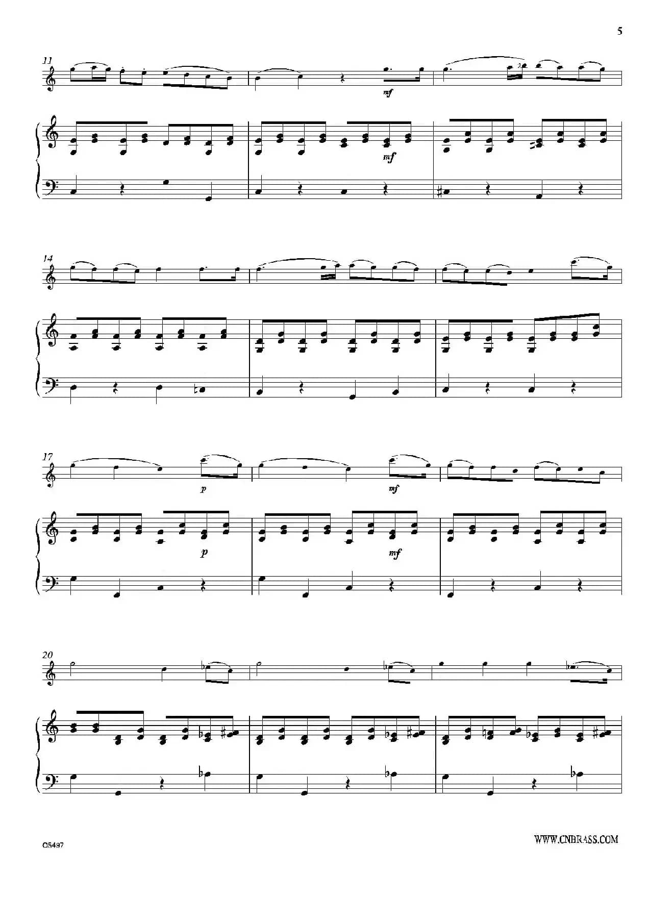 Serenade（双簧管+钢琴伴奏）