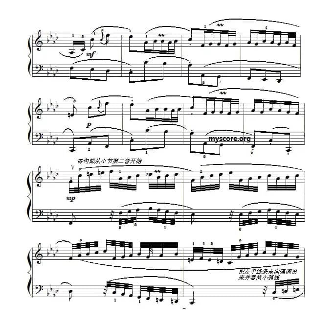 巴赫初级钢琴曲之二十八：序曲