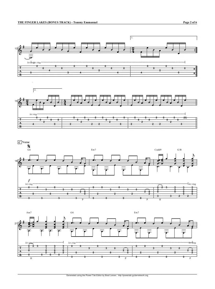 tommy emmanuel：the finger lakes（指弹吉它）