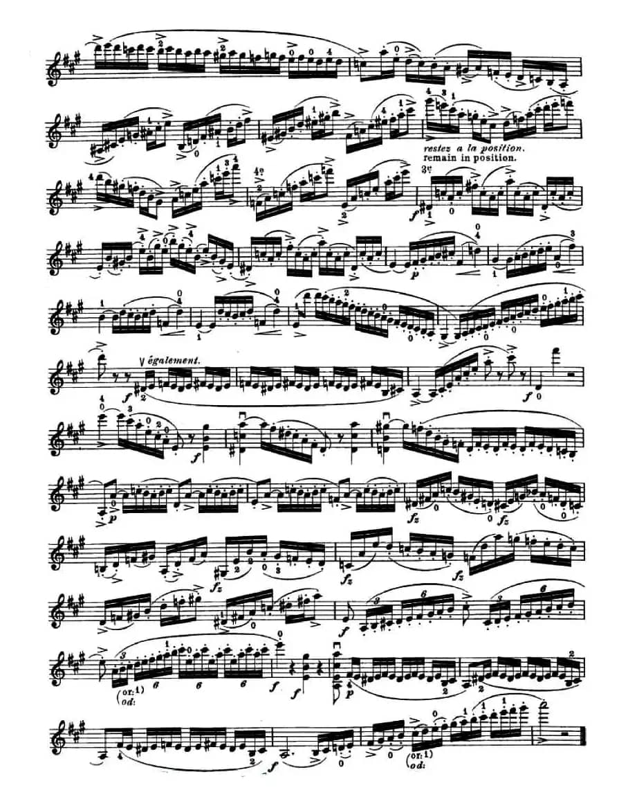 24首小提琴练习曲之7