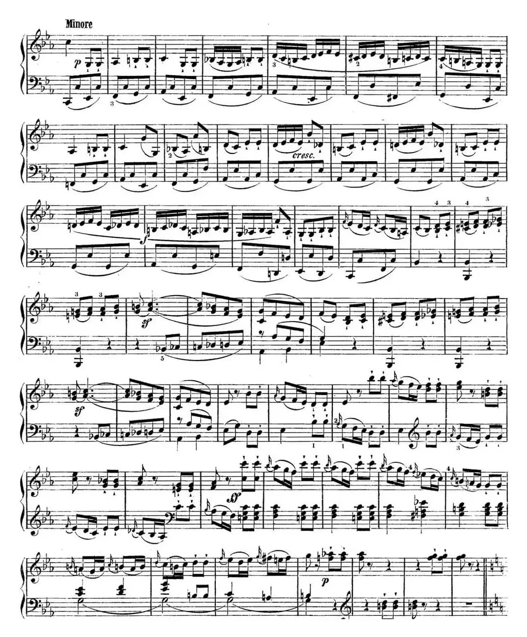 海顿 钢琴奏鸣曲 Hob XVI 48 in C major