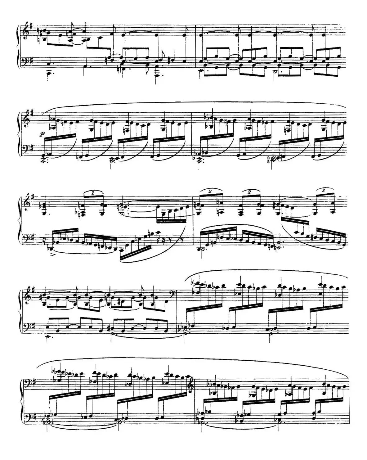 13 Nocturnes, Nocturne No. 12 in E minor （Op.107）