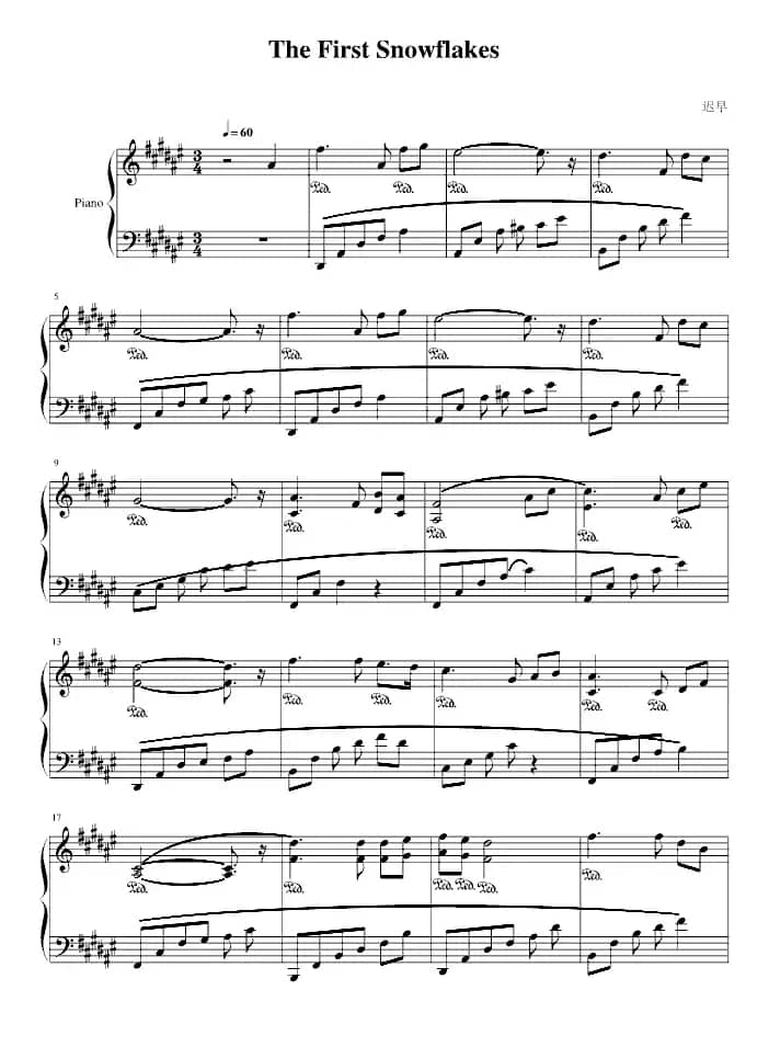 The First Snowflakes（初雪）