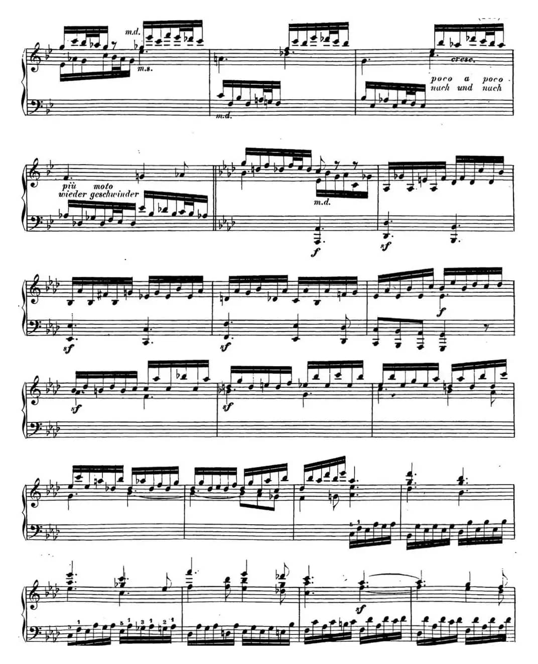 贝多芬钢琴奏鸣曲31 降A大调 Op.110 A-flat major