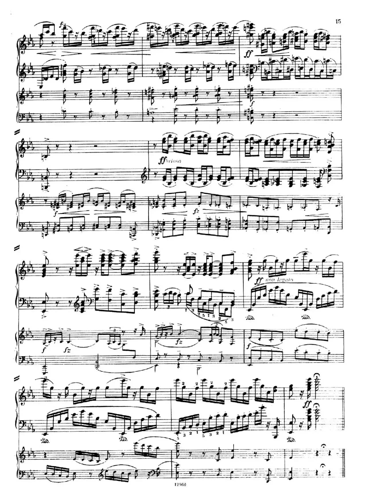 Piano Concerto No.2 in c Minor Op.50（c小调第二钢琴协奏曲·Ⅰ·双钢琴）