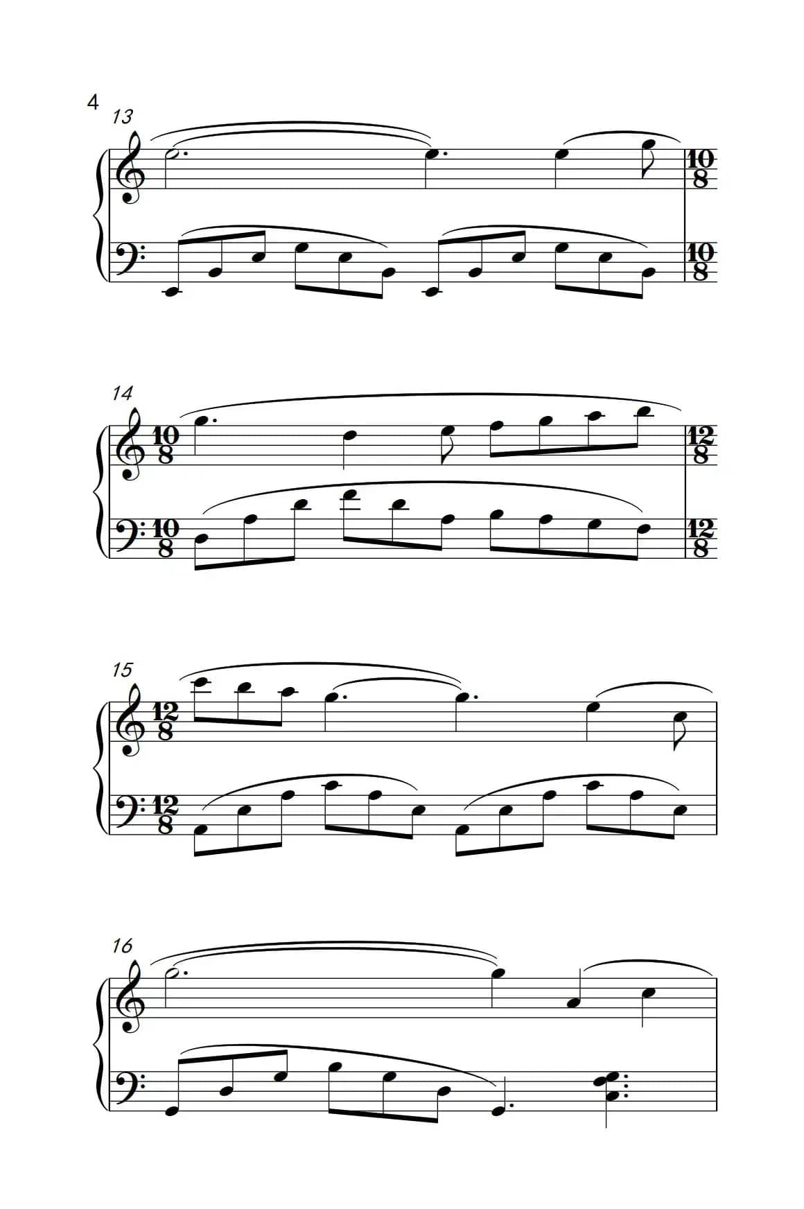 回忆 音乐剧《猫》主题曲（老年大学 钢琴教程 3）