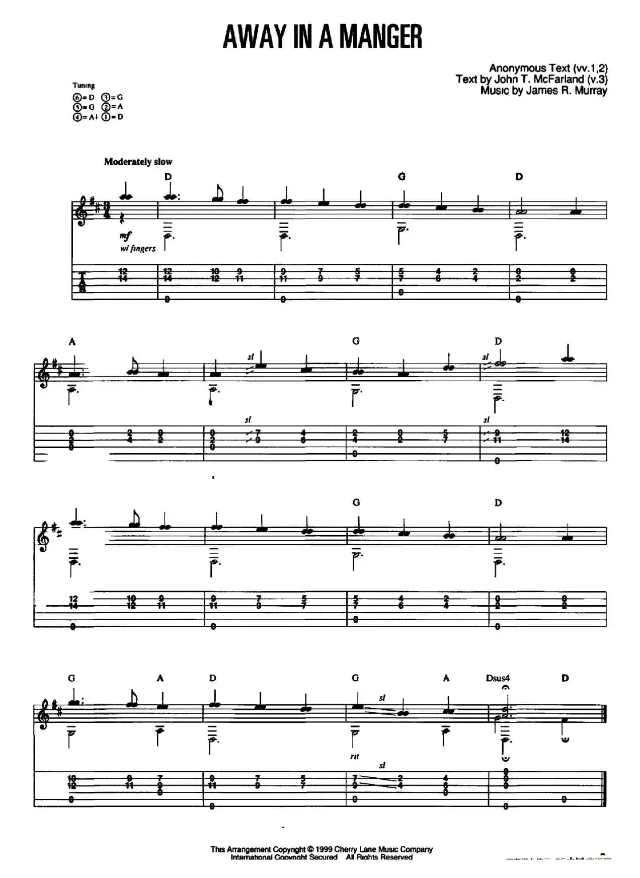 20首经典圣诞颂歌吉他乐谱（2）