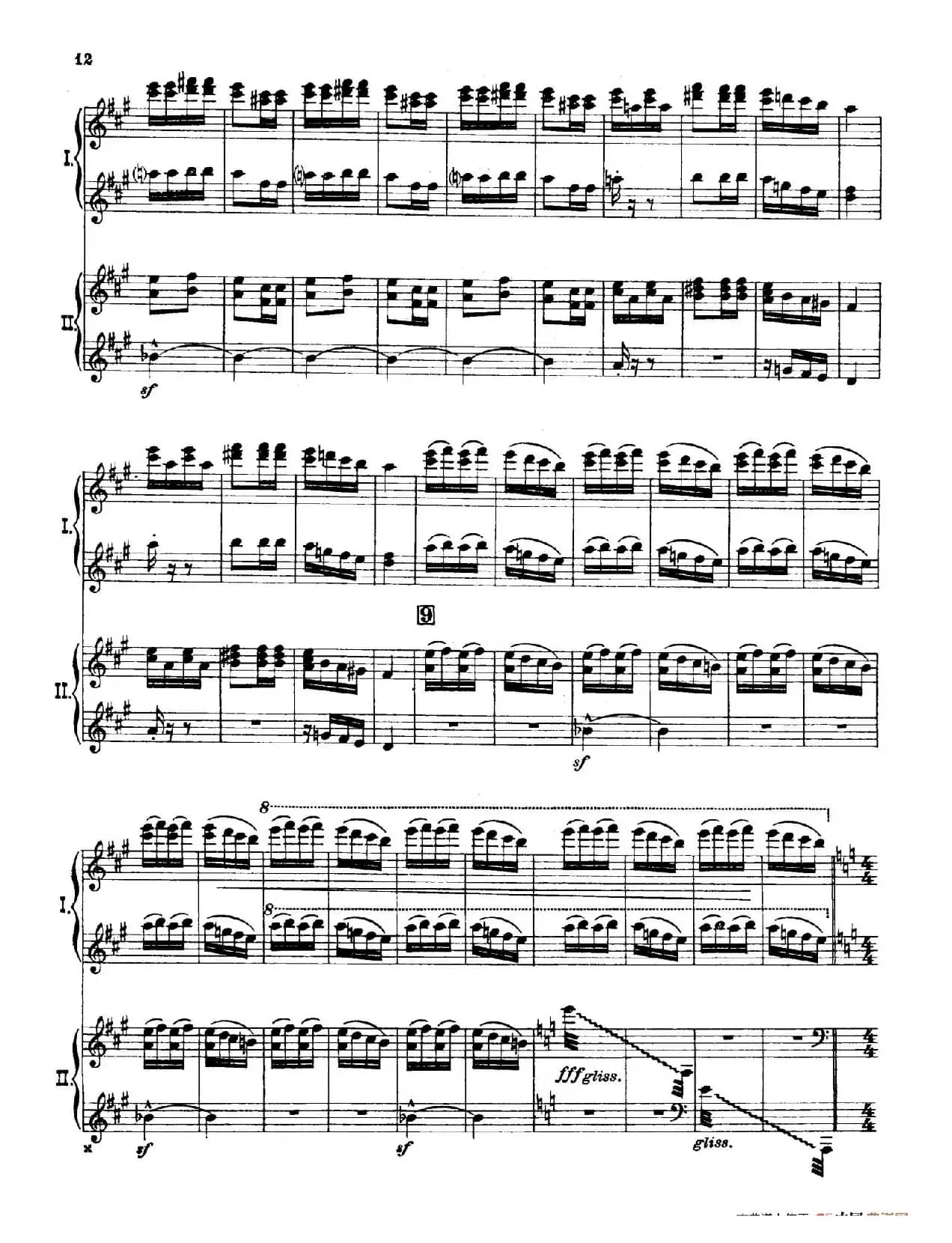 The Pines of Rome(交响诗《罗马的松树》·双钢琴)(第一部分:博尔盖塞别墅的松树)