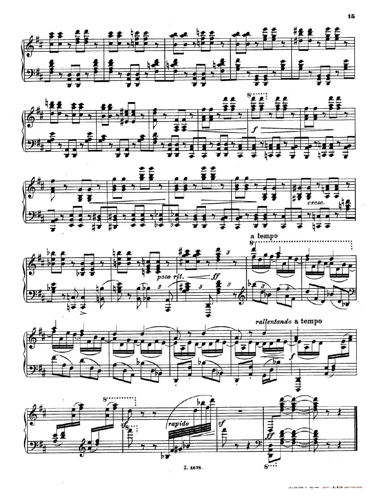 Charakterskizzen Op.40(个性素描 4. 万花筒 Kaleidoskop)