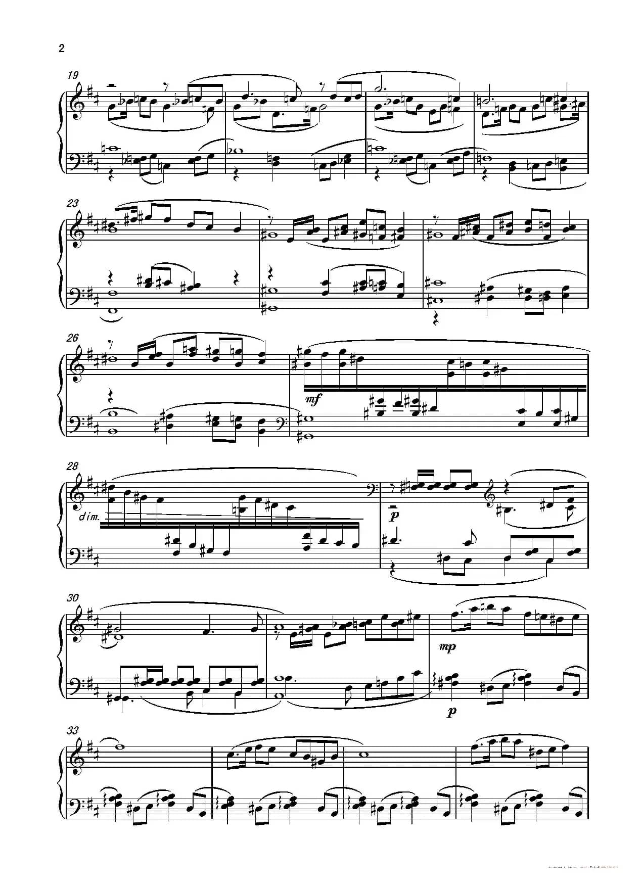 第4钢琴奏鸣曲PianoSonataNo.4（第2乐章“眠”）