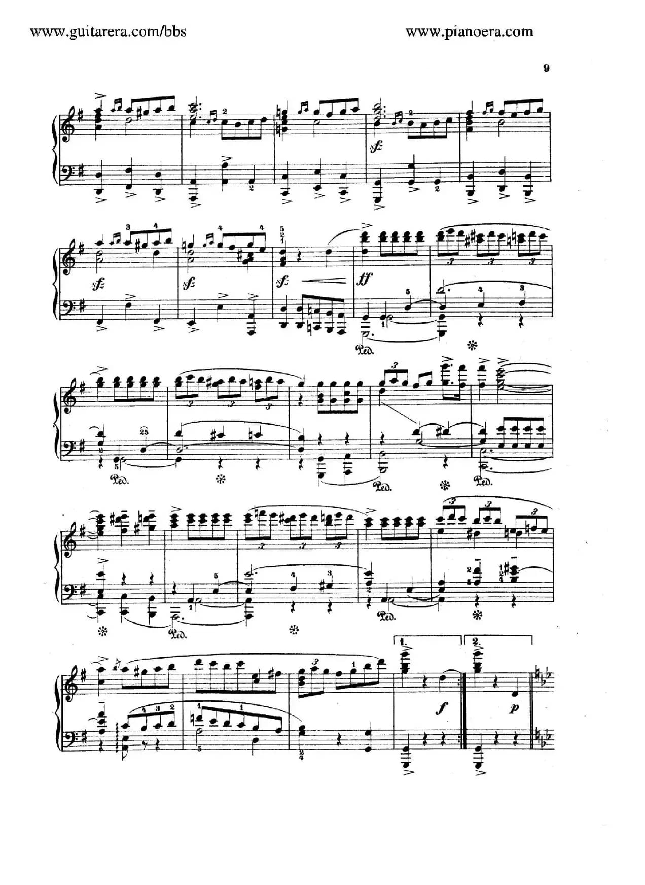 Spanish Dances Op.12(西班牙舞曲·钢琴独奏版)