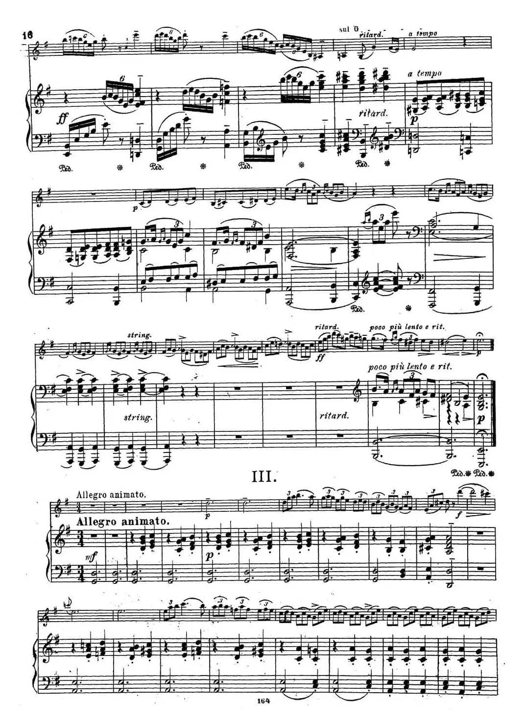 VIOLIN SONATA No.2 in G major（G大调第二小提琴奏鸣曲）（Ⅱ）（小提琴+钢琴伴奏）