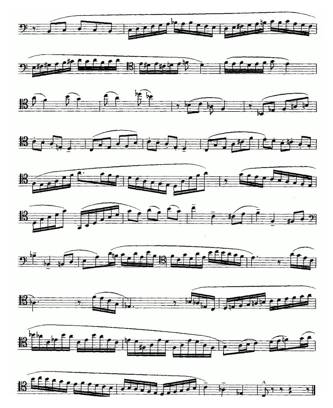 长号练习曲第7首（《15首高级练习曲》之2）