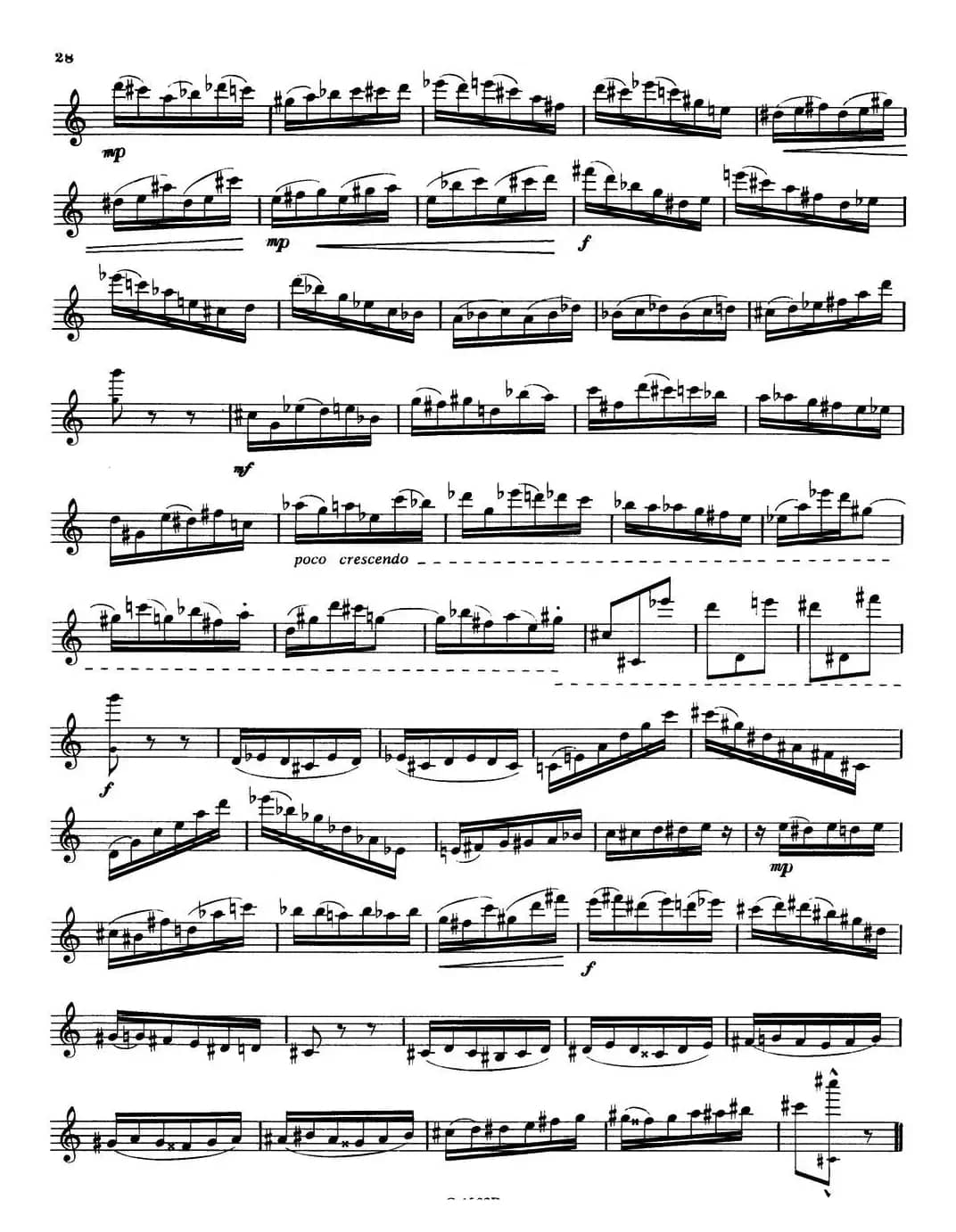 拉库尔萨克斯管练习曲28首（21—28）