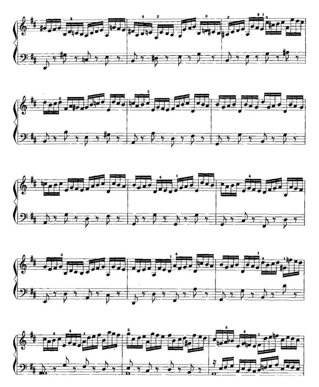 手风琴复调作品：D大调前奏曲与赋格