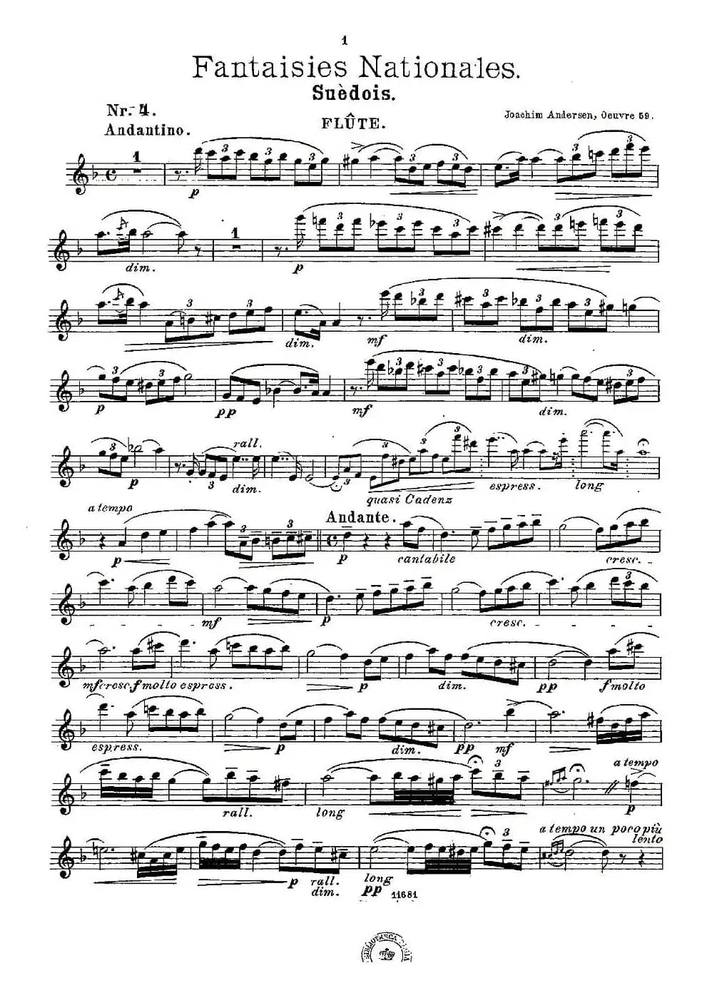 Fantaisies nationales. Op. 59, 4. 