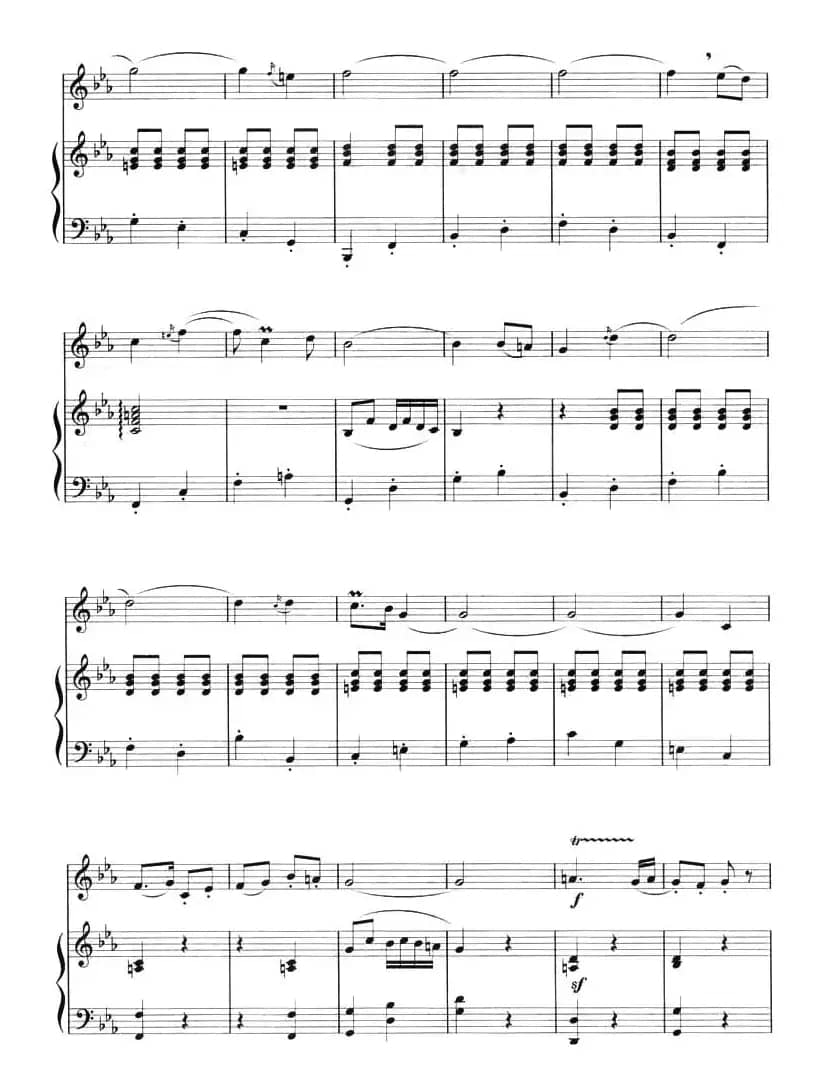 向往（曲笛+钢琴）