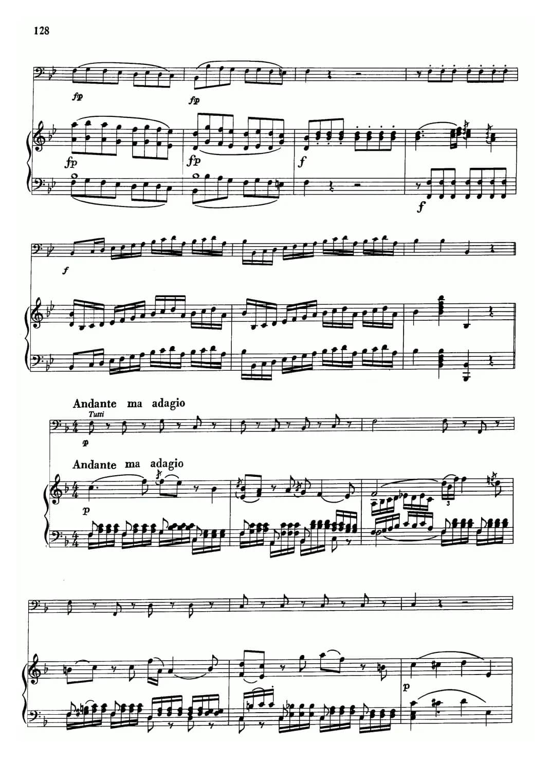 降B大调协奏曲（大管+钢琴伴奏）