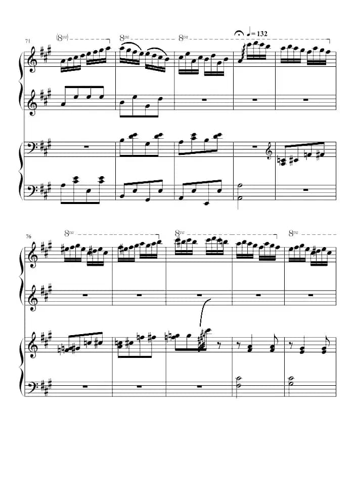 土耳其进行曲（四手联弹、周杰伦李云迪演奏版）