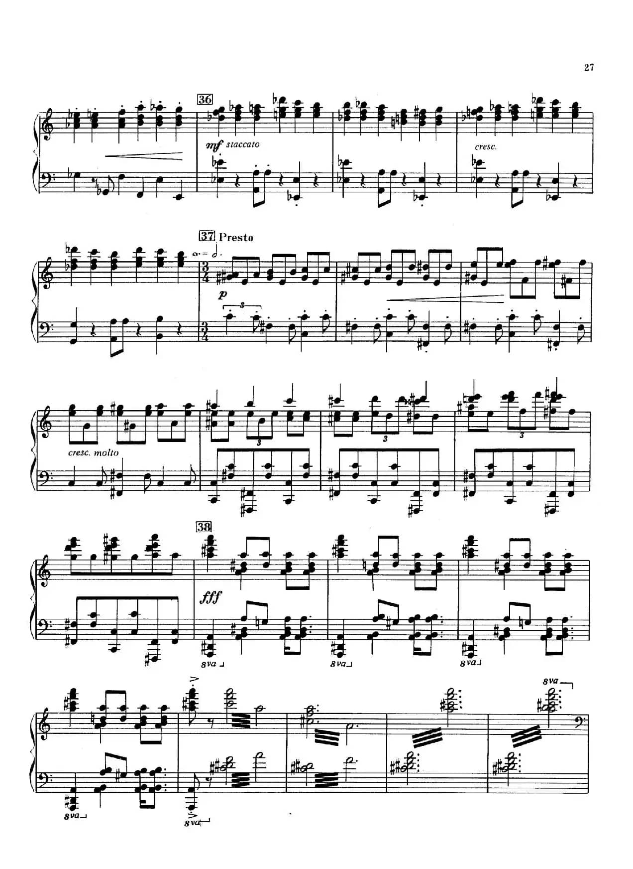 火鸟组曲 Firebird Suite（拉夫林改编钢琴独奏版）