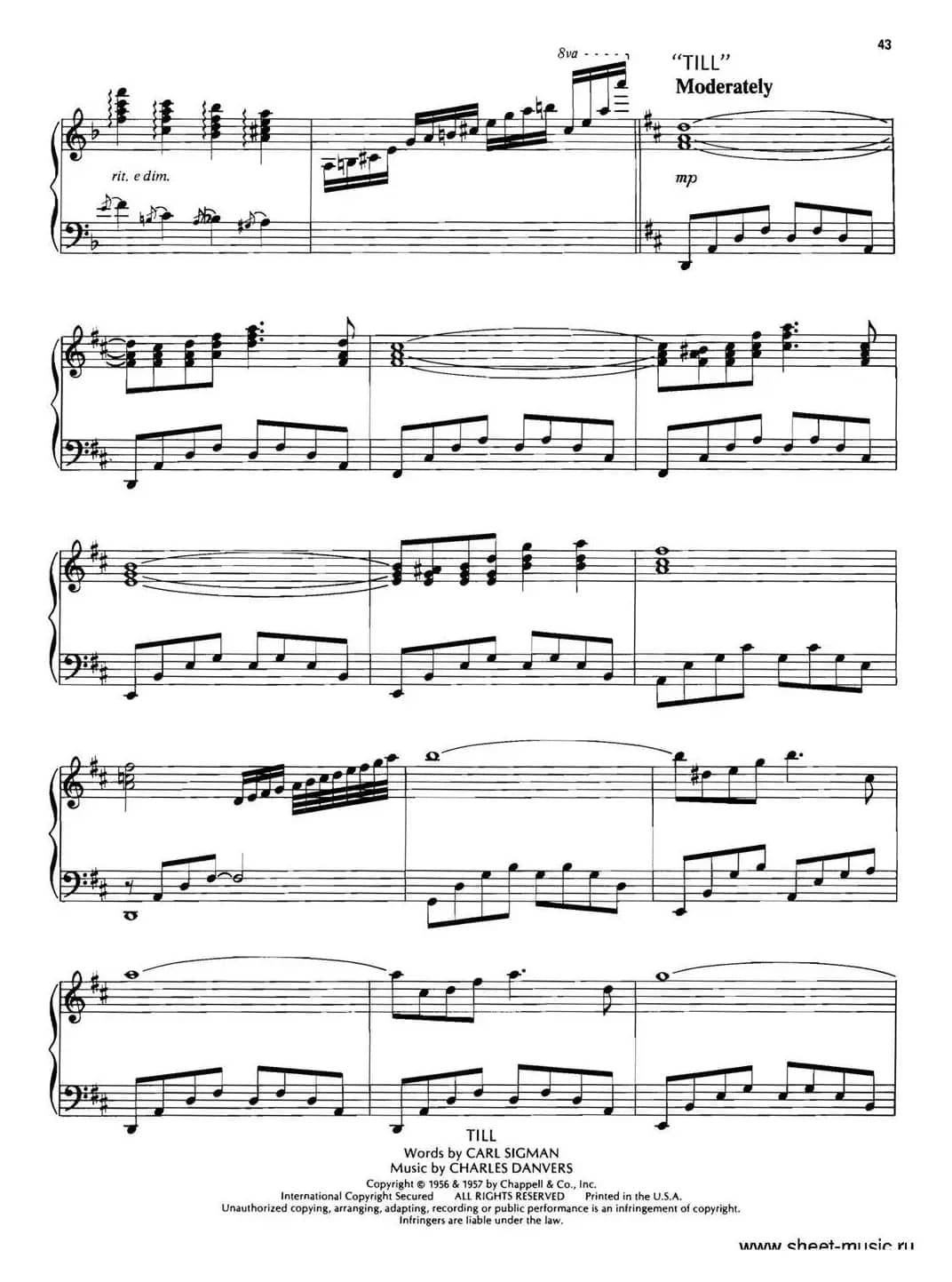 MEDLEY（La Mer（Beyond the Sea）-Yesterday-Till）