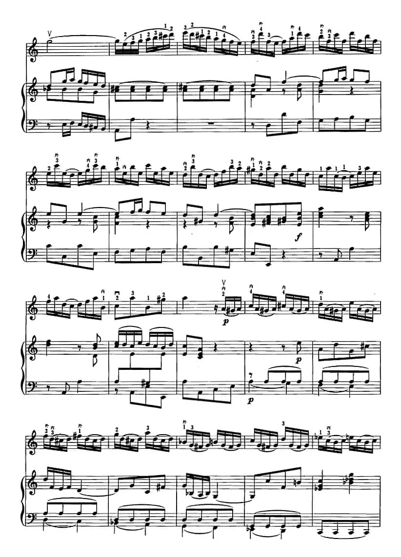 a小调协奏曲 第一乐章（二胡+钢琴伴奏）