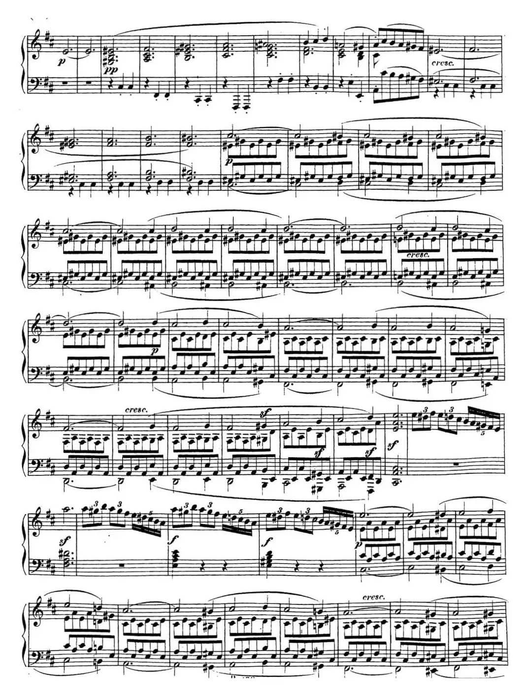 贝多芬钢琴奏鸣曲15 田园 D大调 Op.28 D major