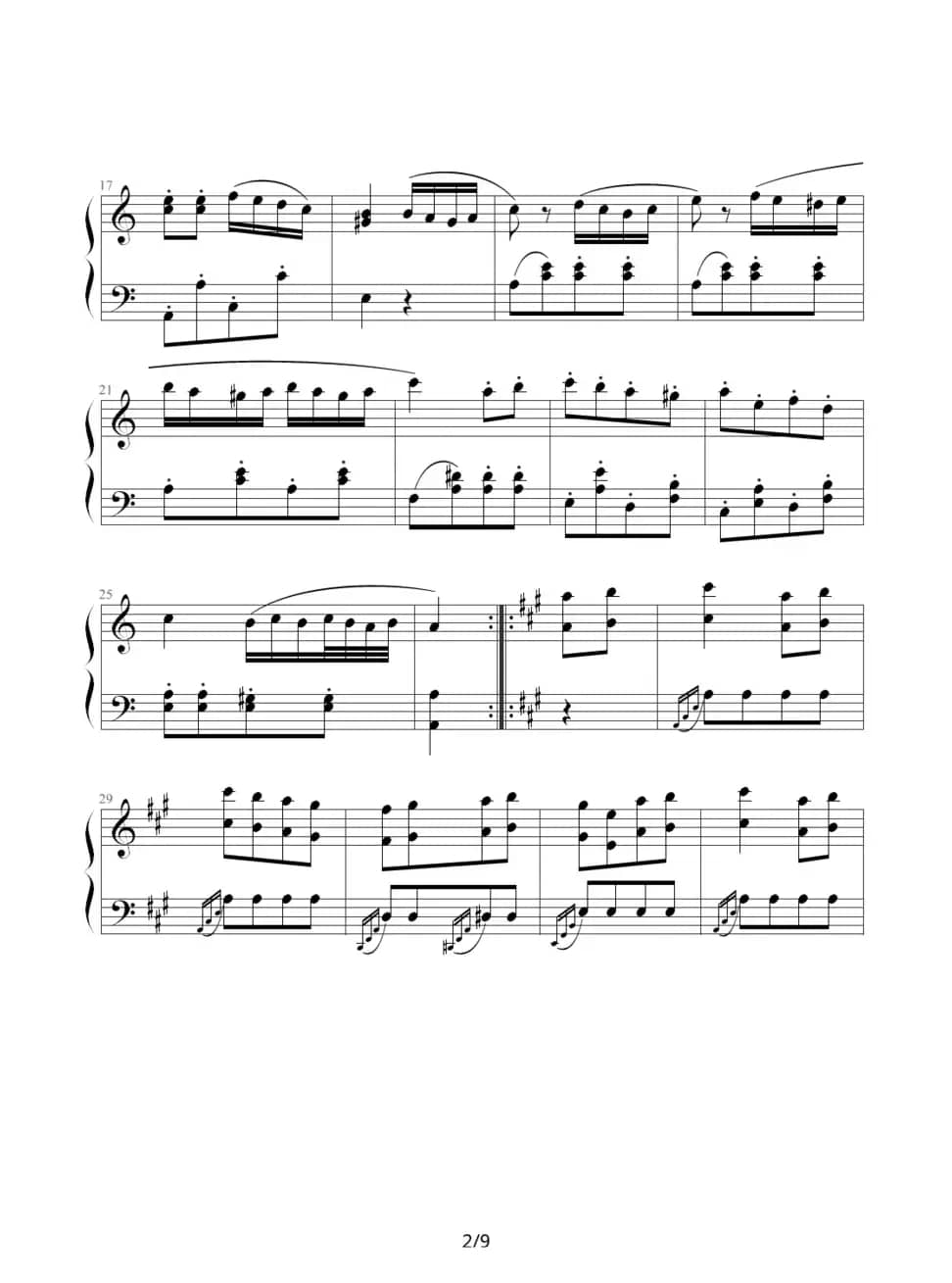 土耳其进行曲（莫扎特曲、魔鬼的枷锁制谱版）