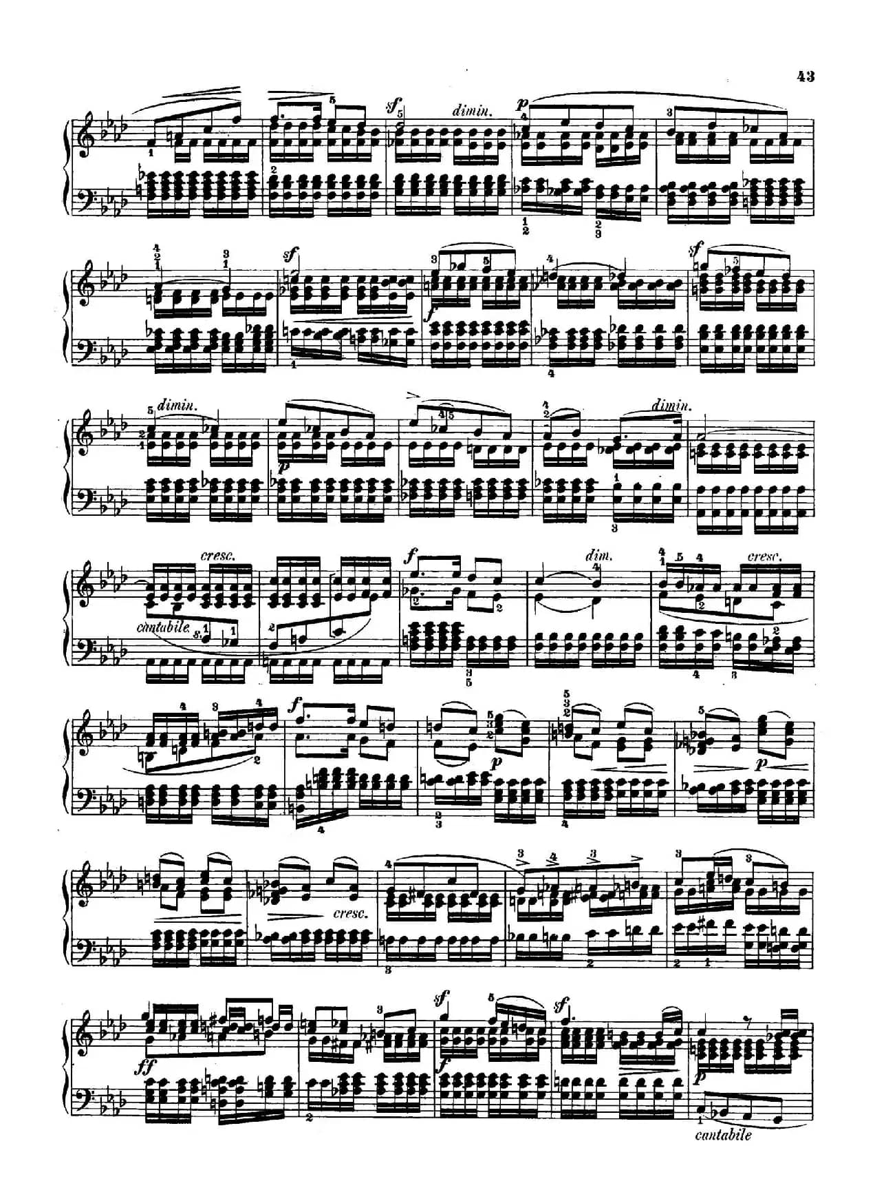 6 Preludes and Fugues Op.35（6首前奏曲与赋格·5）