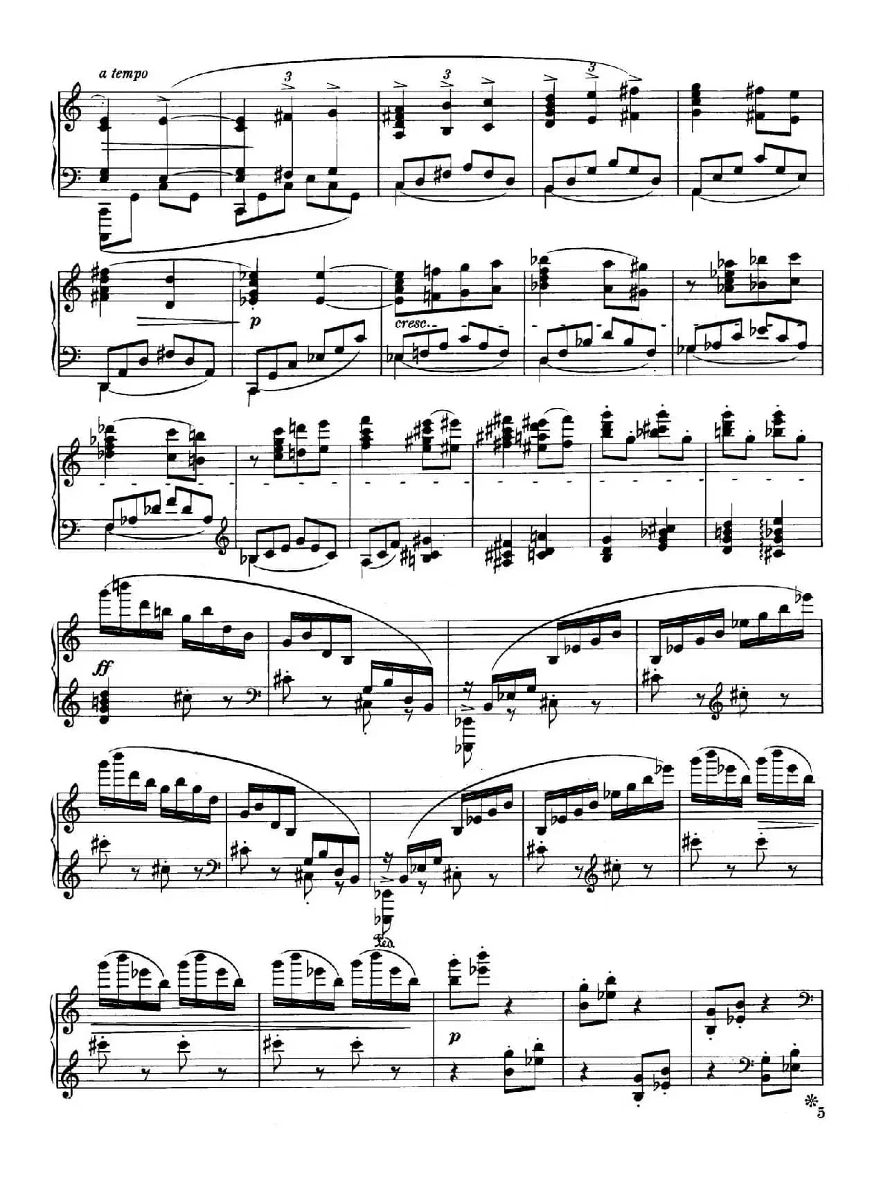 Four Rhapsodies Op.11（4首狂想曲·Ⅲ）