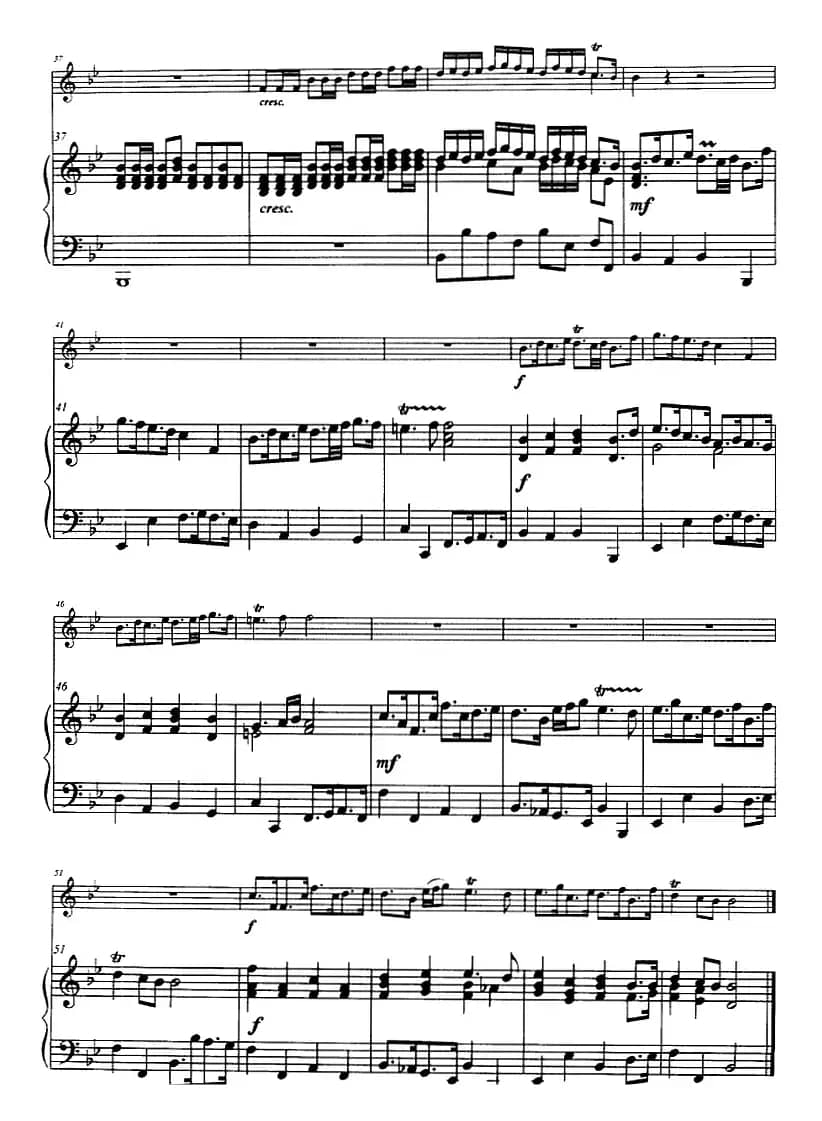 第二奏鸣曲（小号+钢琴伴奏）