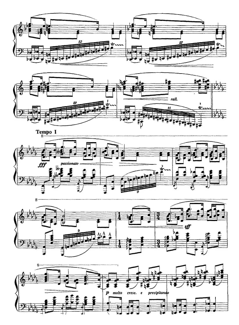 现代钢琴曲：22、练习曲（Op.4，No.3）