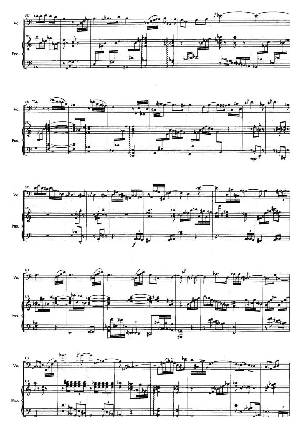 随想曲（大提琴+钢琴）